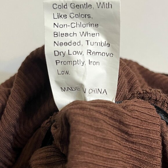 Brown Ruched Cutout Midi Dress - Long Sleeve - Picture 7 of 7